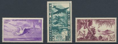 martinique-poste-aerienne-200-francs-mouette-100-50-avion