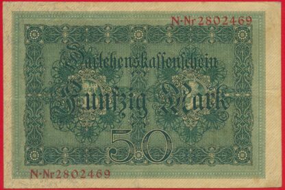 ALLEMAGNE - 50 Mark - 5-8-1914 – Image 2
