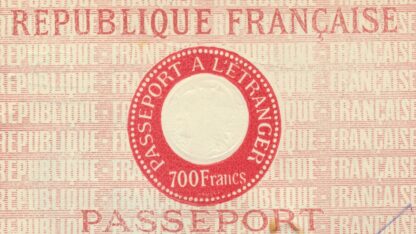 FISCAL - 2000 Francs sur PASSEPORT A L'ETRANGER – Image 3