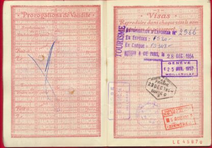 FISCAL - 2000 Francs sur PASSEPORT A L'ETRANGER – Image 7