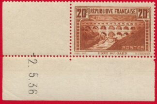 timbre-pont-gard-20-francs-coin-date-1936-vs1
