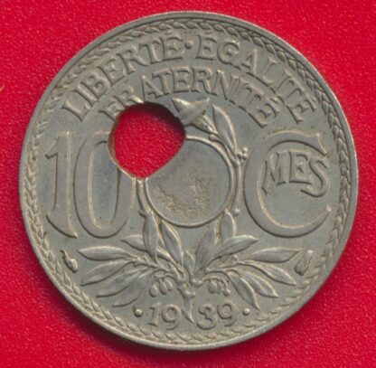 Fautée - 10 Centimes Lindauer -1939 – Image 2