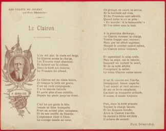 cpa-clairon-chants-soldat