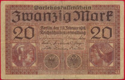 allemagne-20-mark-zwanzig-1918-0256