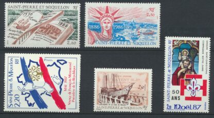 lot-timbres-saint-pierre-miquelon-1987