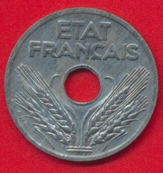 Vingt Centimes - Etat Français - 1941