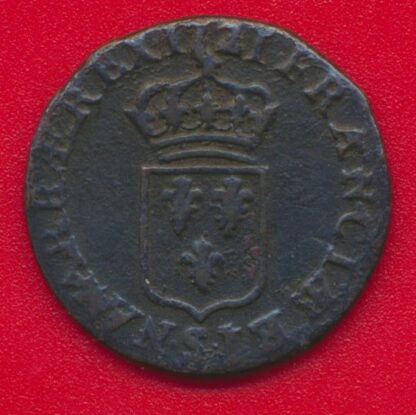 LOUIS XV - Liard au buste enfantin- 1721 - S – Image 2