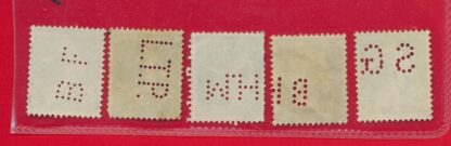Lot timbres perforés – Image 2