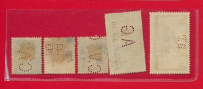 Lot timbres perforés – Image 2