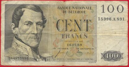 belgique-100-francs-16-07-59-891