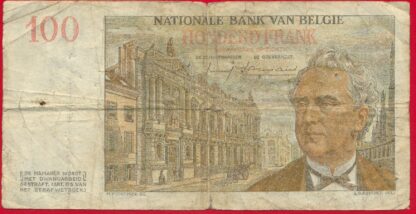 BELGIQUE - 100 Francs - 1959 – Image 2