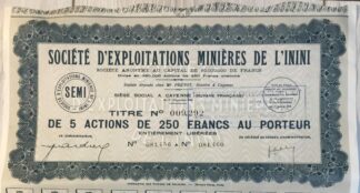 societe-exploitation-minieres-mines-inini-2500-francs-5-actions-detail