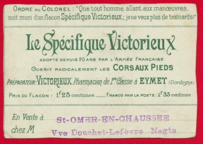 Chromo - PHARMACIE - Spécifique Victorieux – Image 2