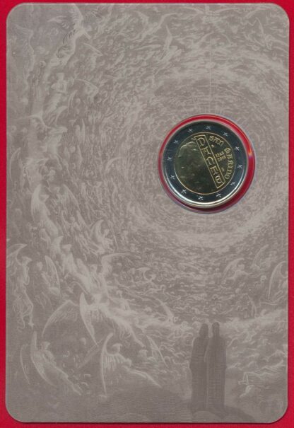 SAINT-MARIN - 2 EURO - 750e Anniversaire naissance Dante - 2015 – Image 2