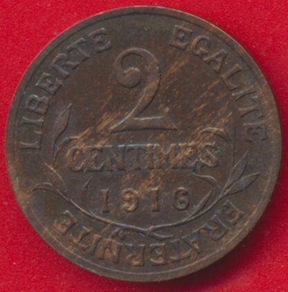 IIIe République - 2 Centimes - 1916 – Image 2