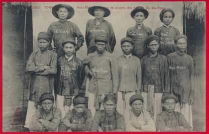 CPA Tonkin - Yen-Thê - Groupe de pirates