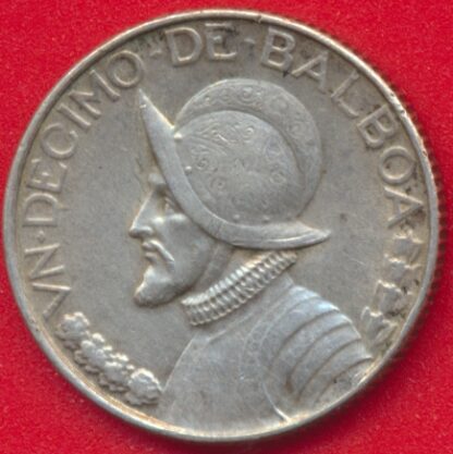 PANAMA - 1/10 Balboa - 1933 – Image 2