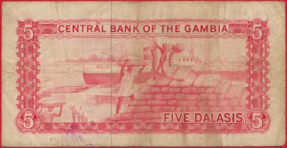 GAMBIE - 5 Dalasis - ND – Image 2