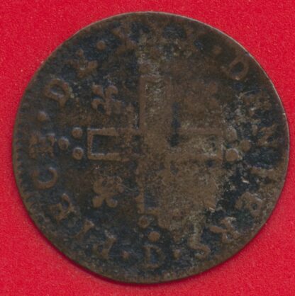 Louis XIV - XXX Deniers aux 2 L couronnés - 1711 - Lyon – Image 2