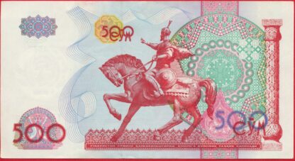 OUZBEKISTAN - 500 Cym (Sum) - 1999 – Image 2