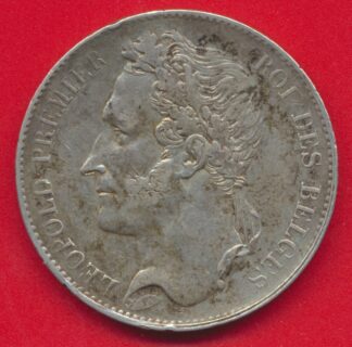 belgique-5-francs-1849-leopold-premier-vs