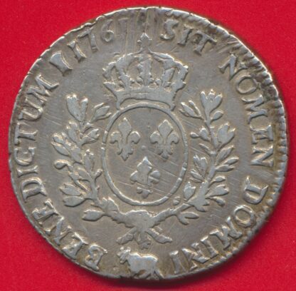 Louis XV - Ecu du Béarn au Bandeau - 1761 – Image 2