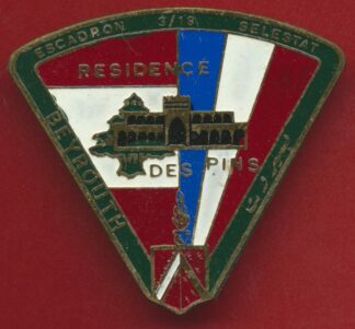 insigne-beyrouth-observateur-france-onu-escadron-selestat-residance-des-pins