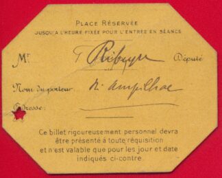 ticket-entree-chambre-depute-1918-assemblee-nationale