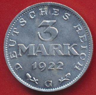 allemagne-3-mark-1922-g