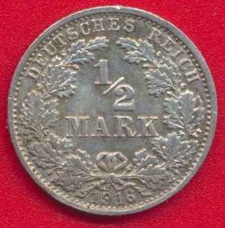 allemagne-demi-mark-1916-g