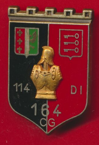 insigne-164-compagnie-genie-114-division-infanterie