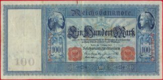 allemagne-100-mark-7-february-1908