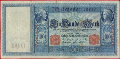 allemagne-100-mark-7-february-1908