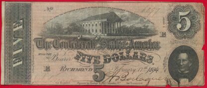 etats-unis-united-states-richmond-five-dollars-6099-virginie