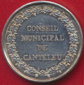 jeton-argent-mairie-canteleu-louis-pilippe-seine-maritime-vs