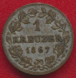 allemagne-baviere-kreuzer-1867-vs