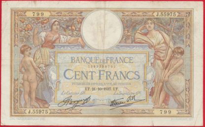 100-francs-merson-21-10-1937-8799
