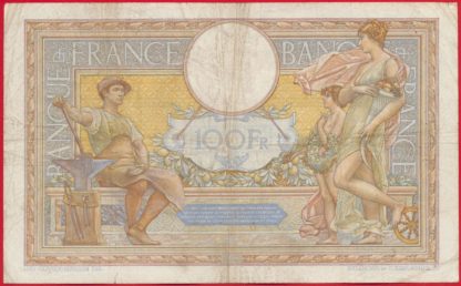 100 Francs - Merson - Type 1906 Modifié - 21-10-1937 – Image 2