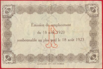Le Havre - 1 Franc - 1920 – Image 2