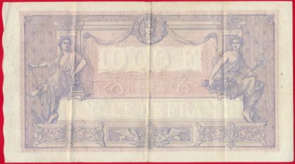 1000 Francs - Bleu et rose - Type 1889 - 1917 – Image 2