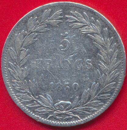 LOUIS-PHILIPPE - 5 Francs - Type Tiolier sans le I - 1830 A – Image 2