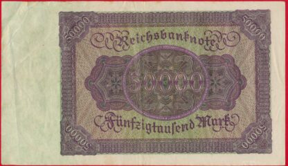 ALLEMAGNE - 50000 Mark - 1922 – Image 2