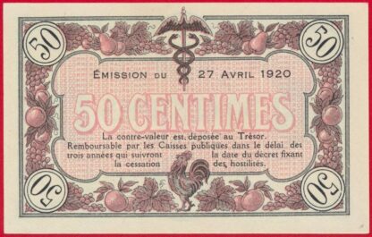 Macon - Bourg - 50 Centimes - 1920 – Image 2