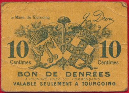 Tourcoing - 10 Centimes – Image 2