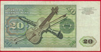 ALLEMAGNE - 20 Mark - 1980 – Image 2