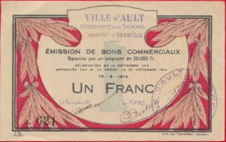 bon-commerciaux-ault-1914-franc