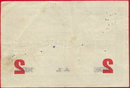 Boulogne -sur-Mer - 2 Francs -  1914 – Image 2