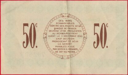 Saint-Dizier - 50 Centimes - 1916 – Image 2