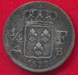 louis-xviii-quart-franc-1822-b