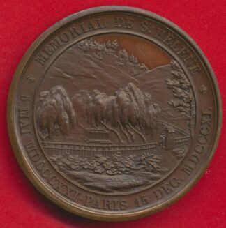 medaille-napoleon-empereur-bovy-memorial-sainte-helene-1840